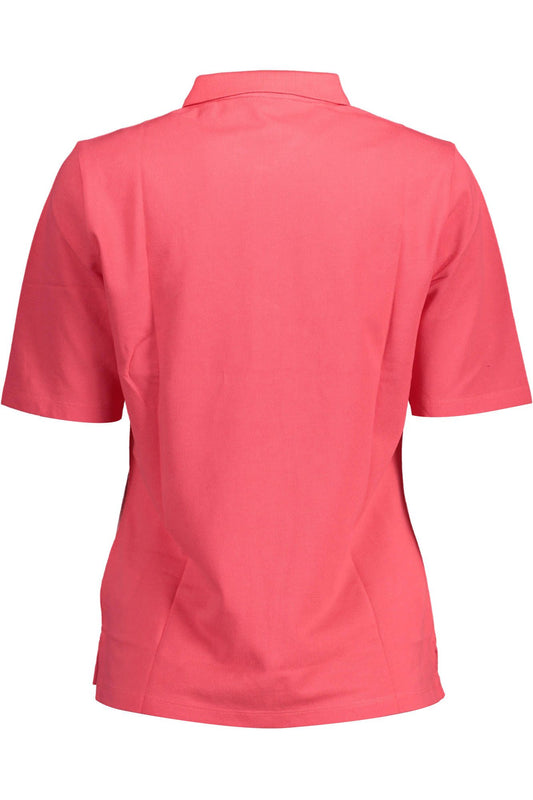 Gant Pink Cotton Women Polo Shirt