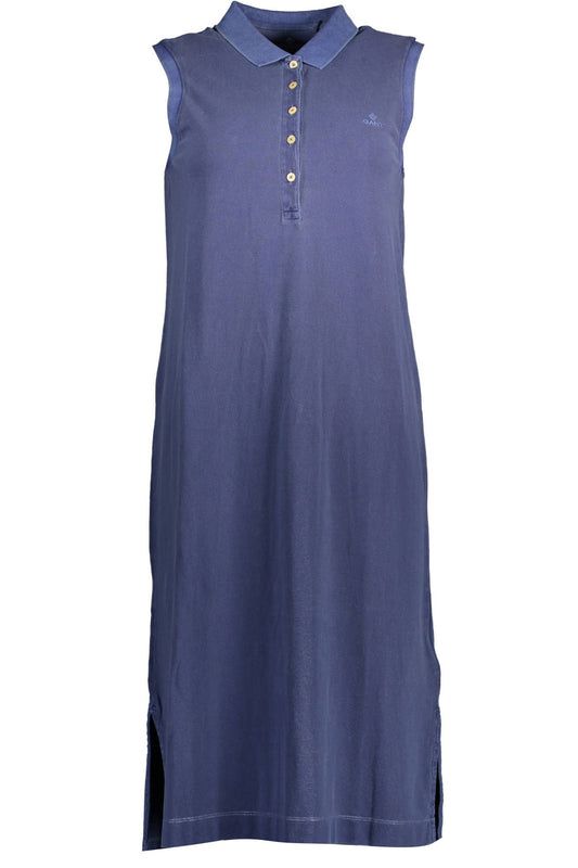 Gant Blue Cotton Women Dress