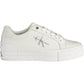 Calvin Klein White Polyester Women Sneaker