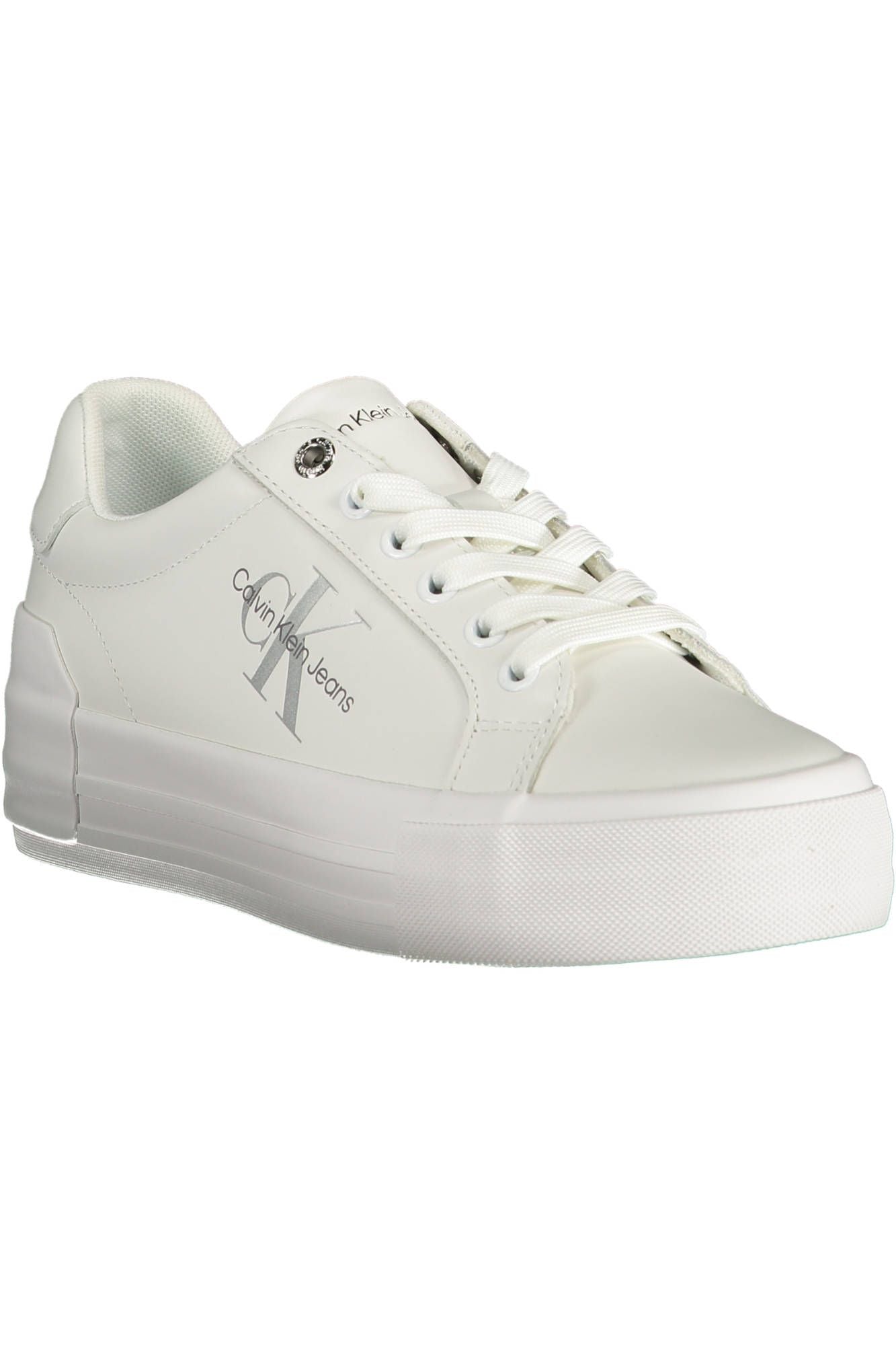 Calvin Klein White Polyester Women Sneaker