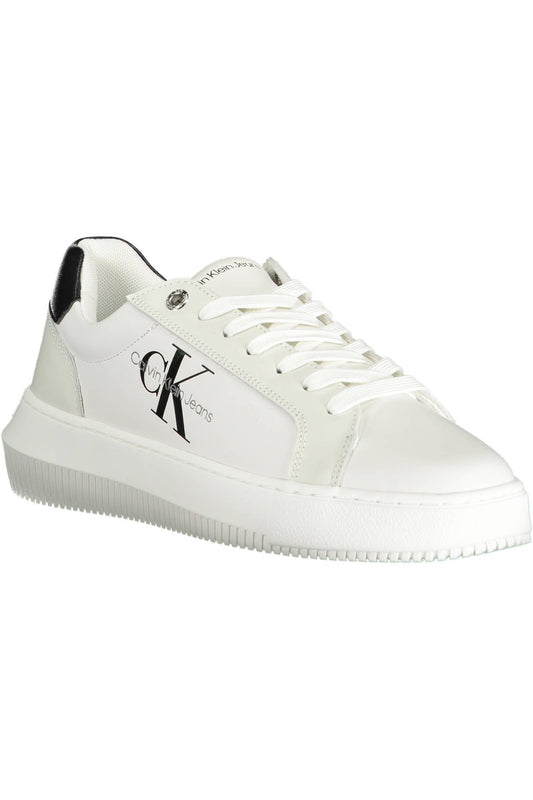 Calvin Klein White Leather Women Sneaker