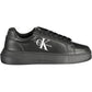 Calvin Klein Black Leather Women Sneaker