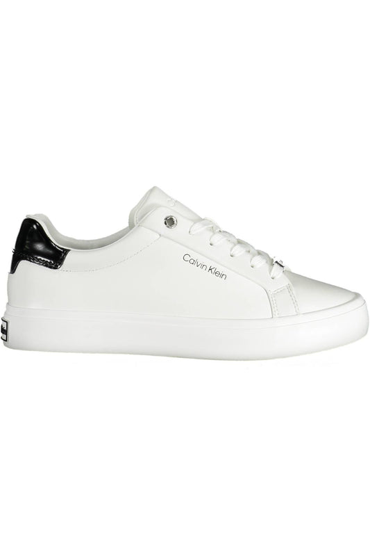 Calvin Klein White Leather Women Sneaker