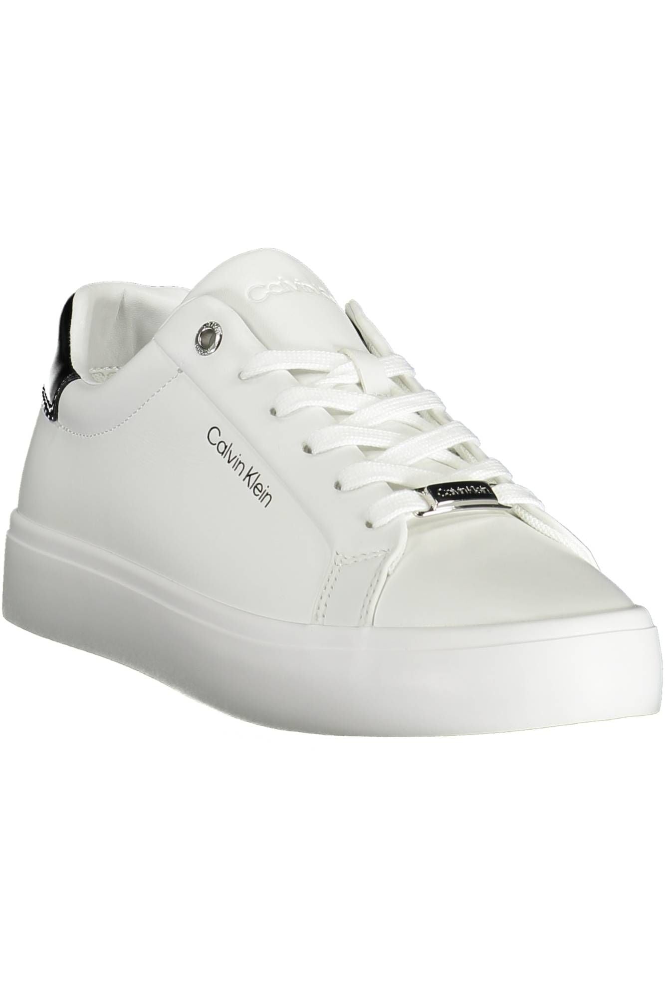 Calvin Klein White Leather Women Sneaker