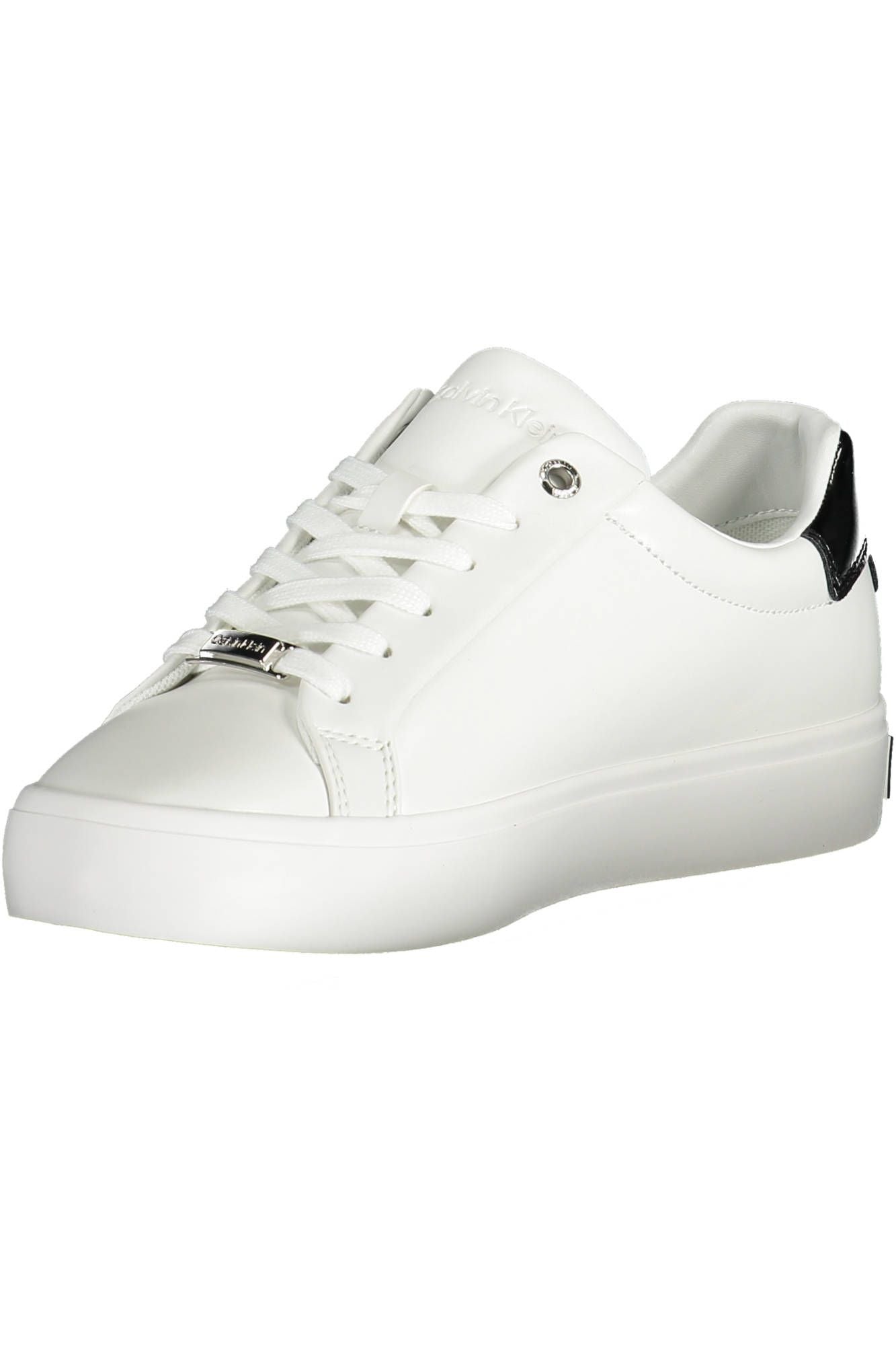 Calvin Klein White Leather Women Sneaker