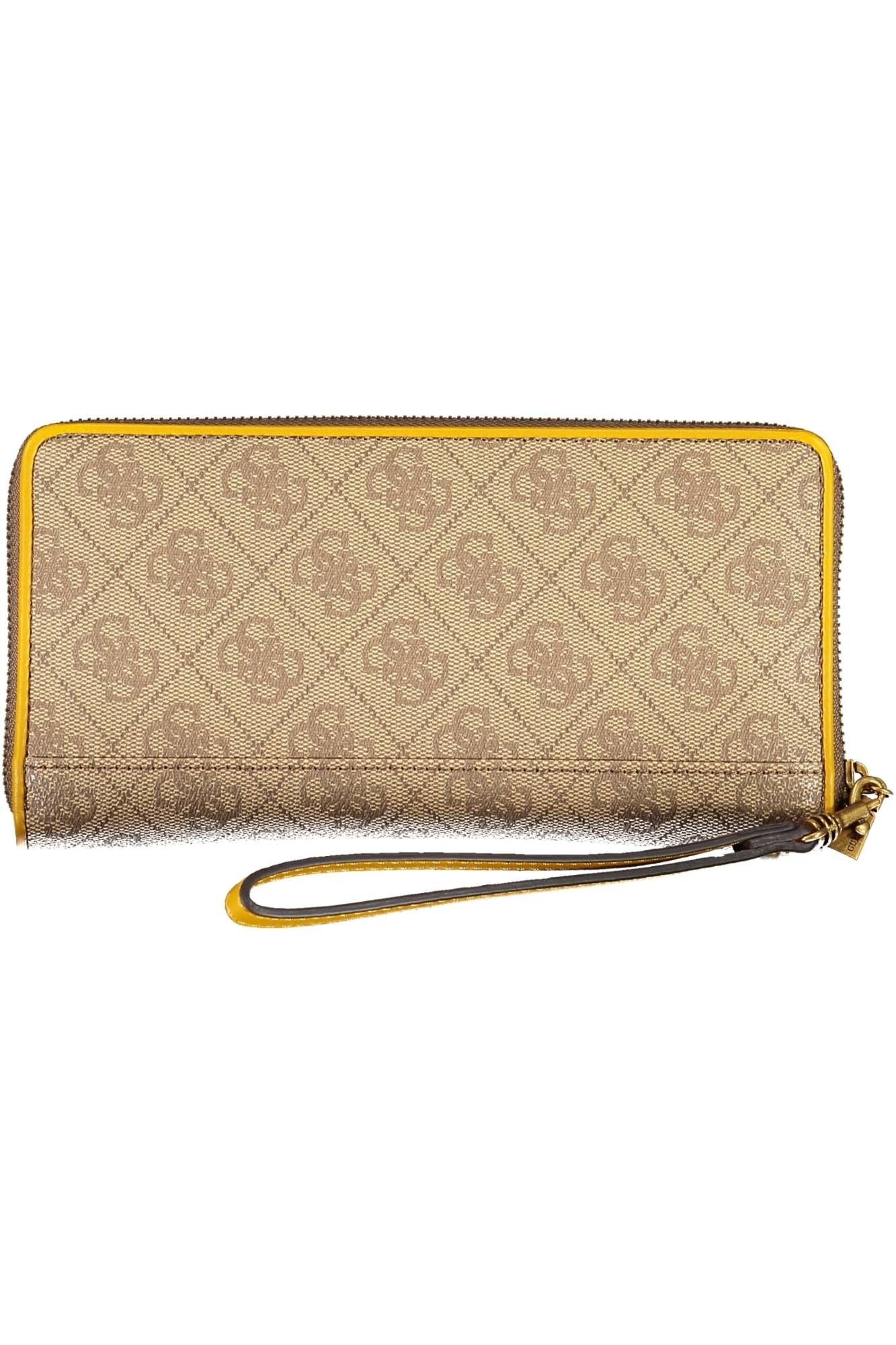 Guess Jeans Beige Polyurethane Women Wallet