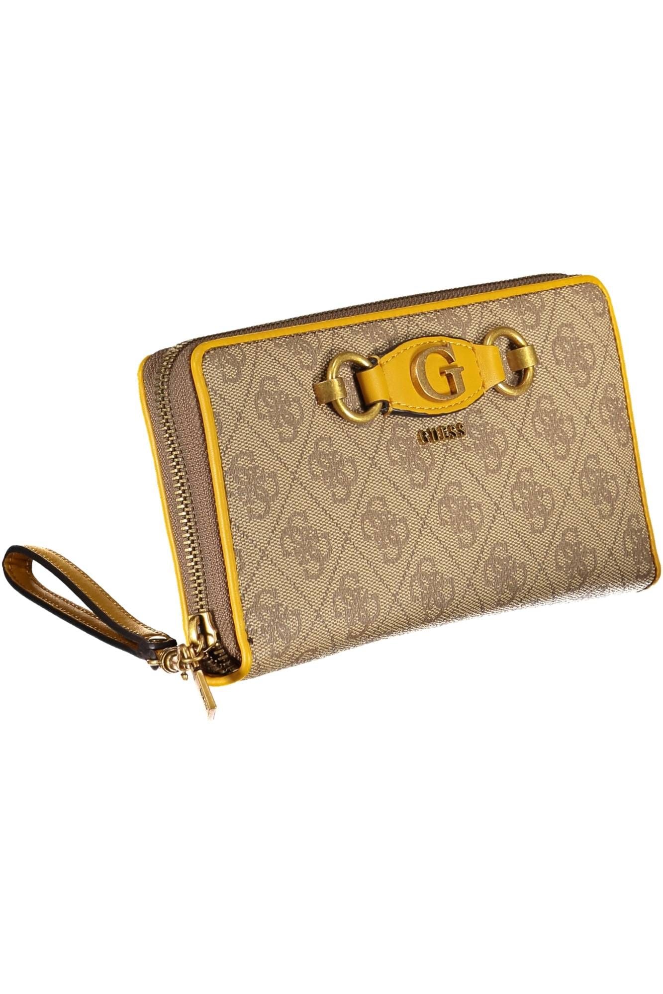 Guess Jeans Beige Polyurethane Women Wallet