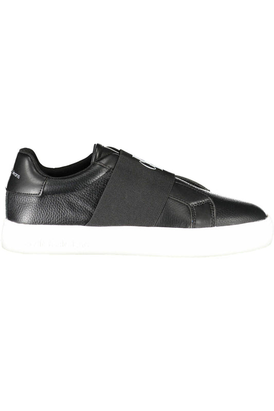 Calvin Klein Black Leather Women Sneaker