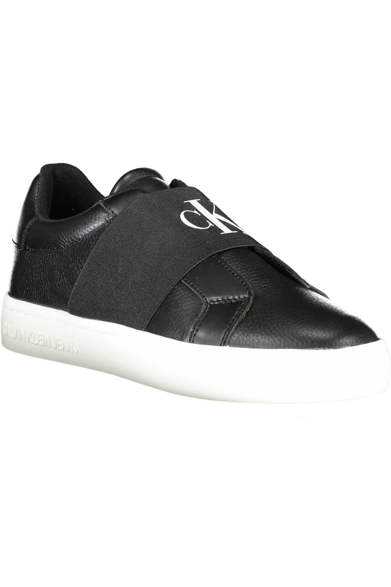 Calvin Klein Black Leather Women Sneaker