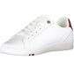 Tommy Hilfiger White Leather Women Sneaker