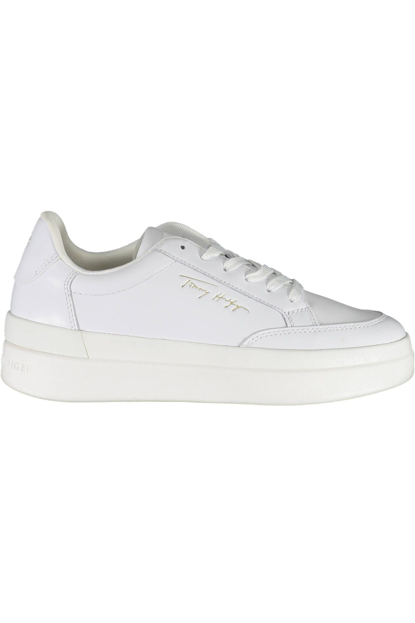 Tommy Hilfiger White Polyester Women Sneaker