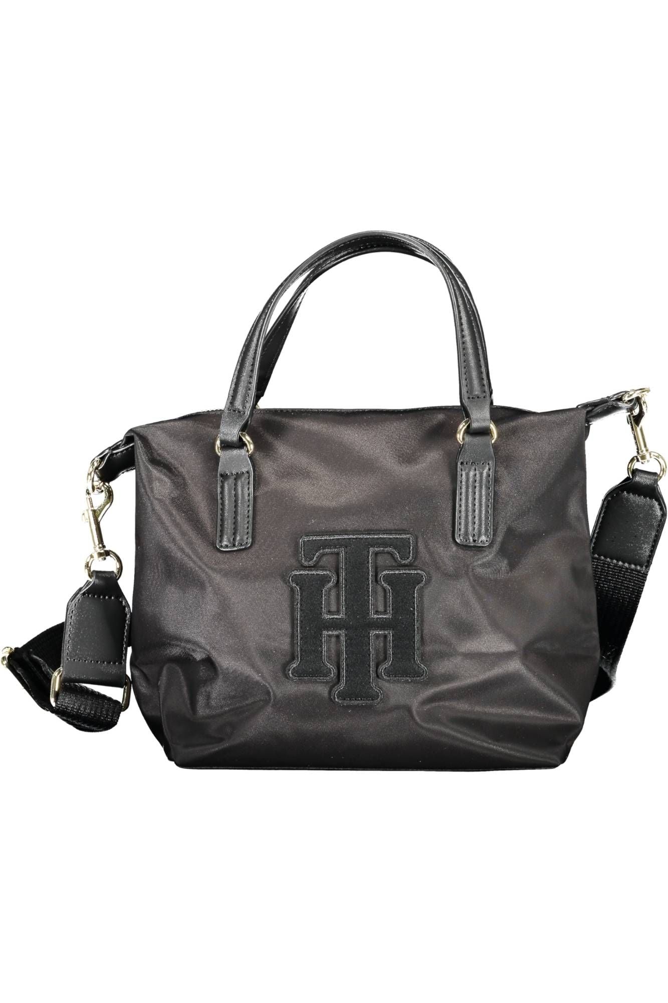 Tommy Hilfiger Black Nylon Women Handbag