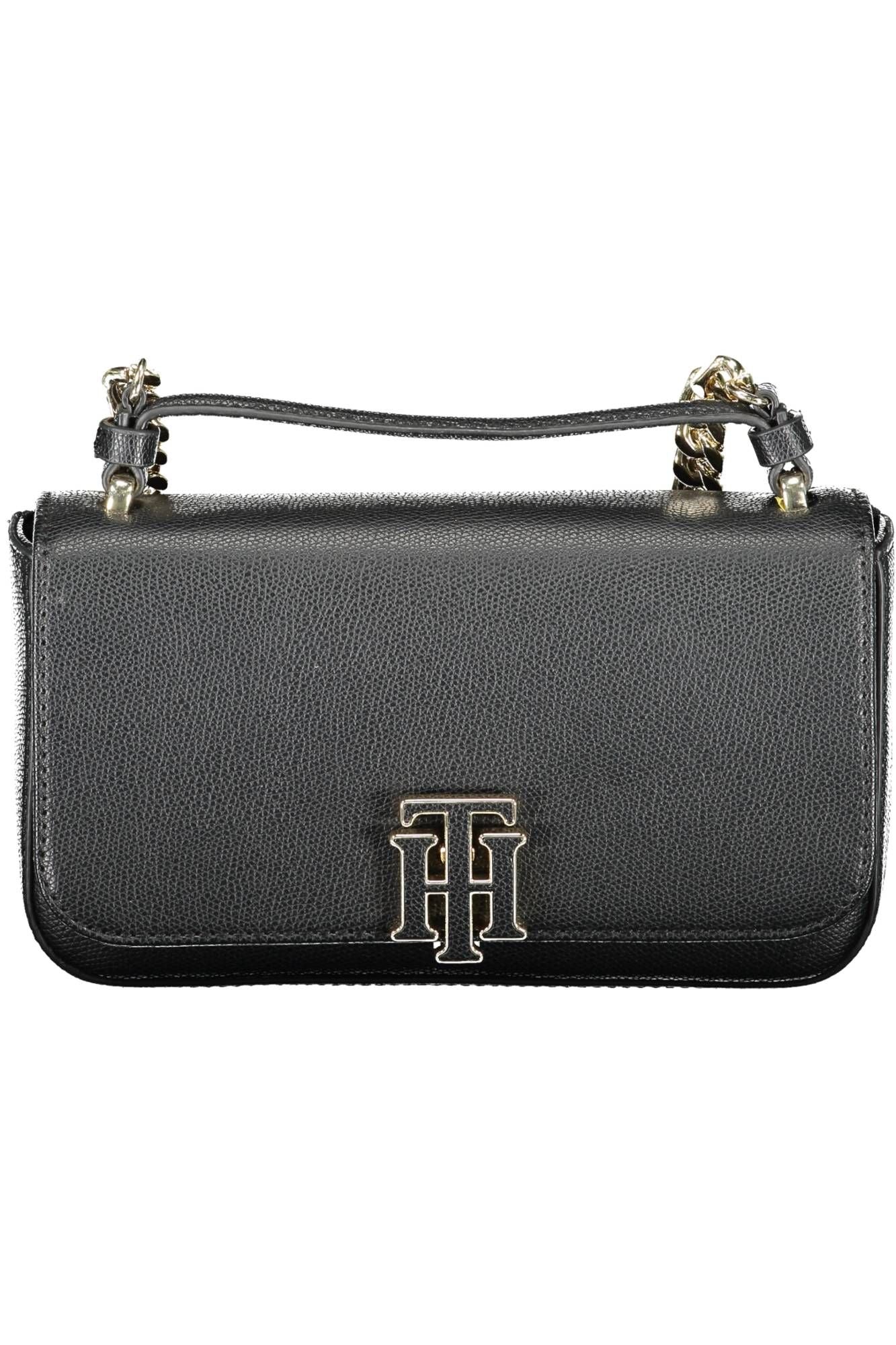 Tommy Hilfiger Black Polyester Women Handbag