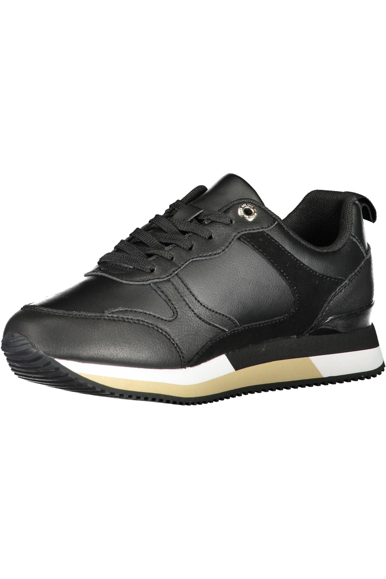 Tommy Hilfiger Black Polyester Women Sneaker