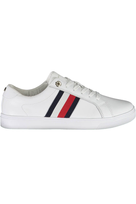 Tommy Hilfiger White Cotton Women Sneaker