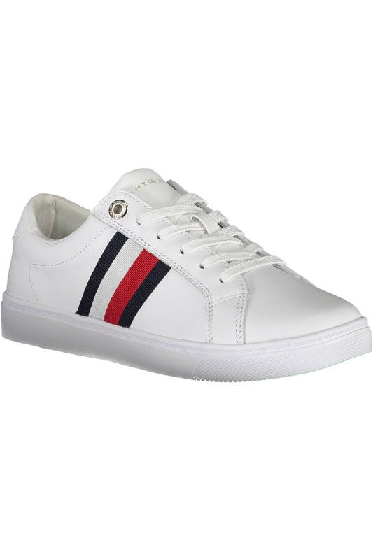 Tommy Hilfiger White Cotton Women Sneaker