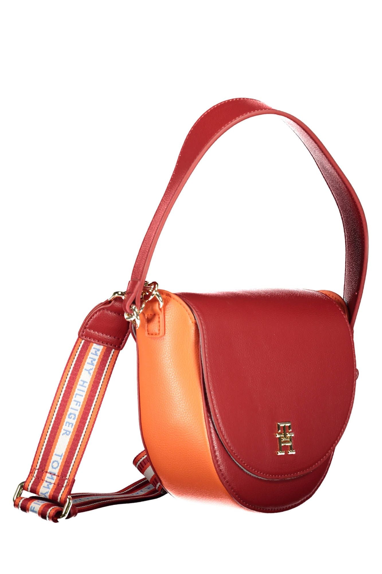 Tommy Hilfiger Red Polyester Women Handbag