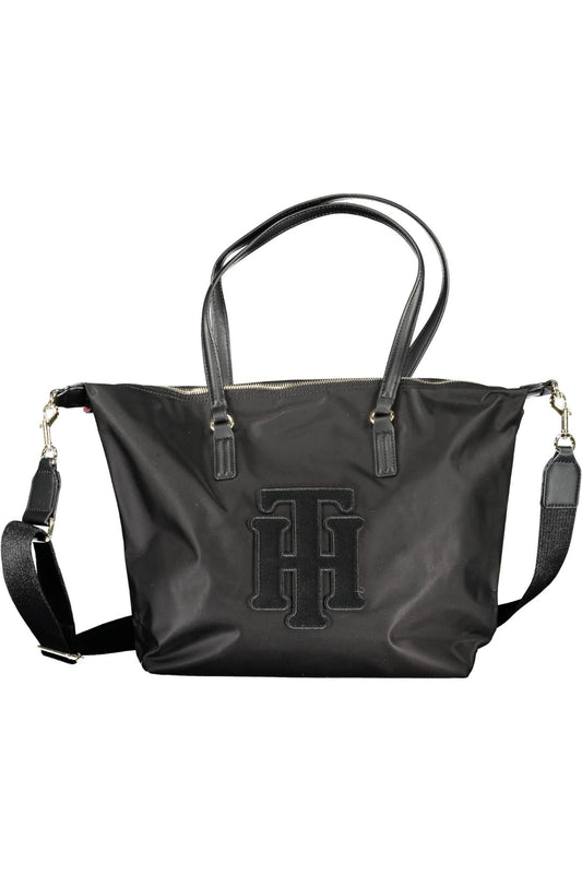 Tommy Hilfiger Black Nylon Women Handbag