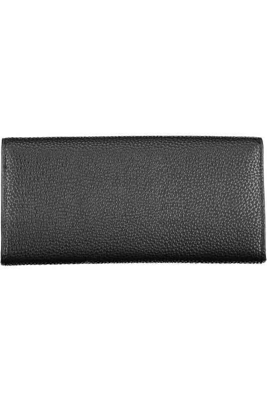 Tommy Hilfiger Black Polyurethane Women Wallet