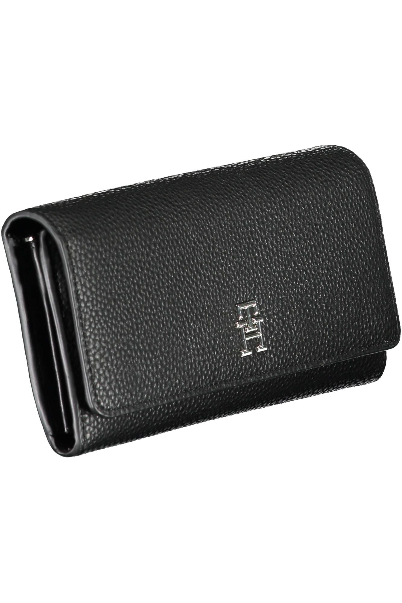 Tommy Hilfiger Black Polyurethane Women Wallet