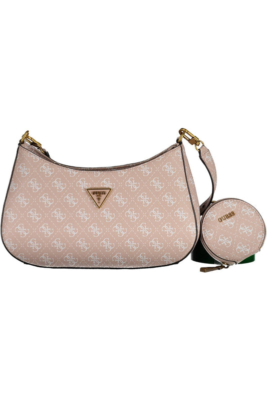 Guess Jeans Pink Polyurethane Women Handbag