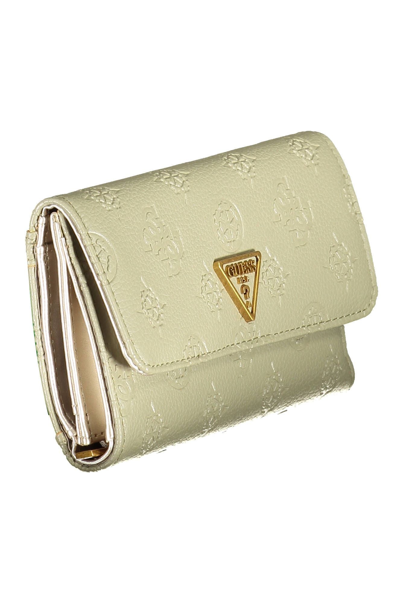 Guess Jeans Green Polyurethane Women Wallet