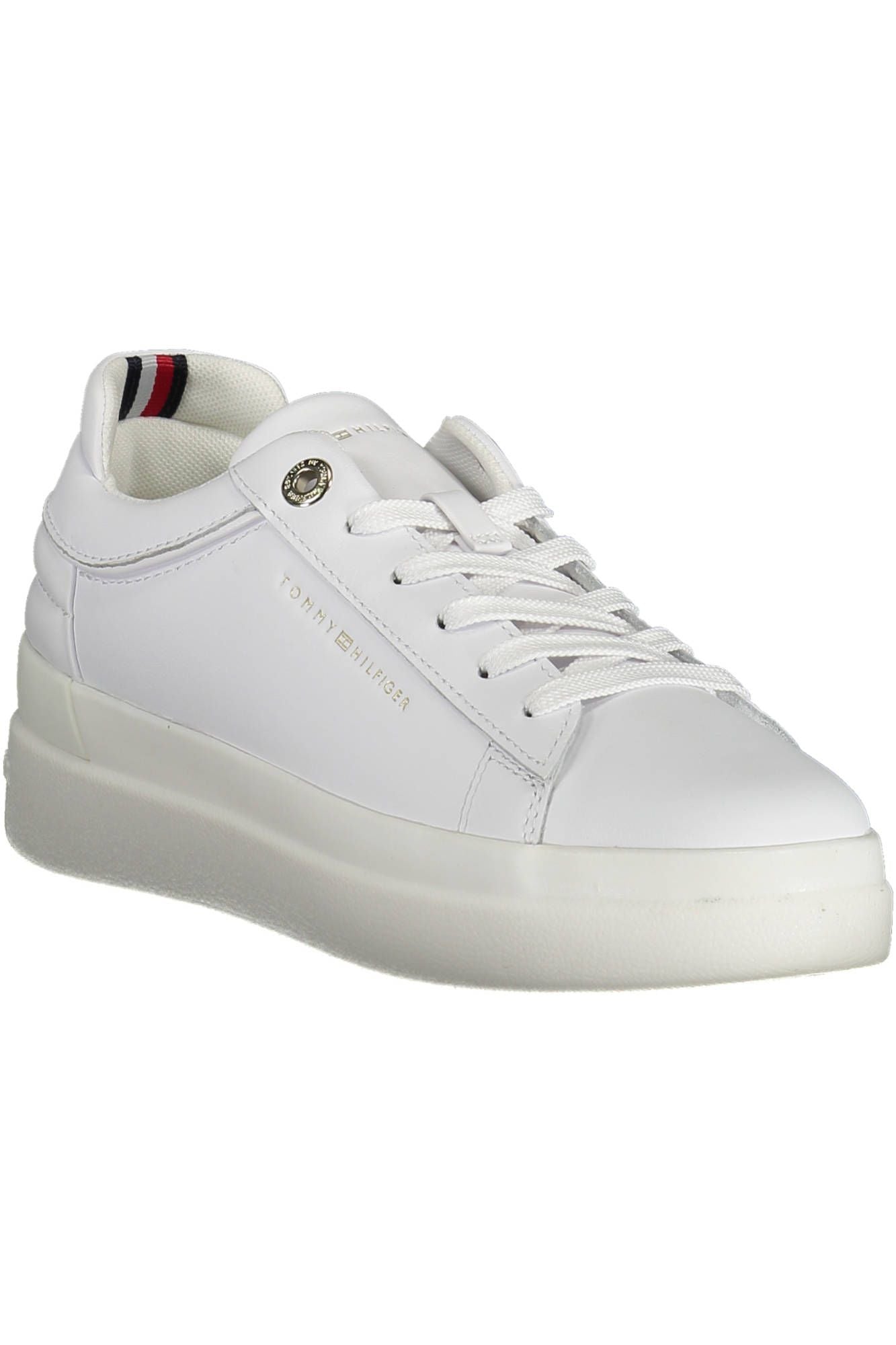 Tommy Hilfiger White Polyester Women Sneaker