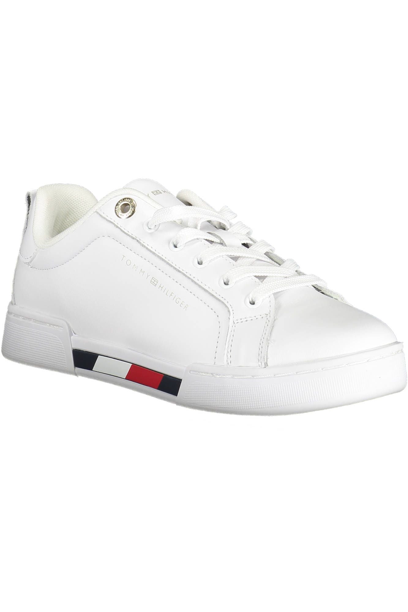 Tommy Hilfiger White Polyester Women Sneaker