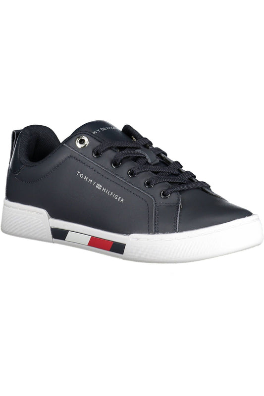 Tommy Hilfiger Blue Polyester Women Sneaker