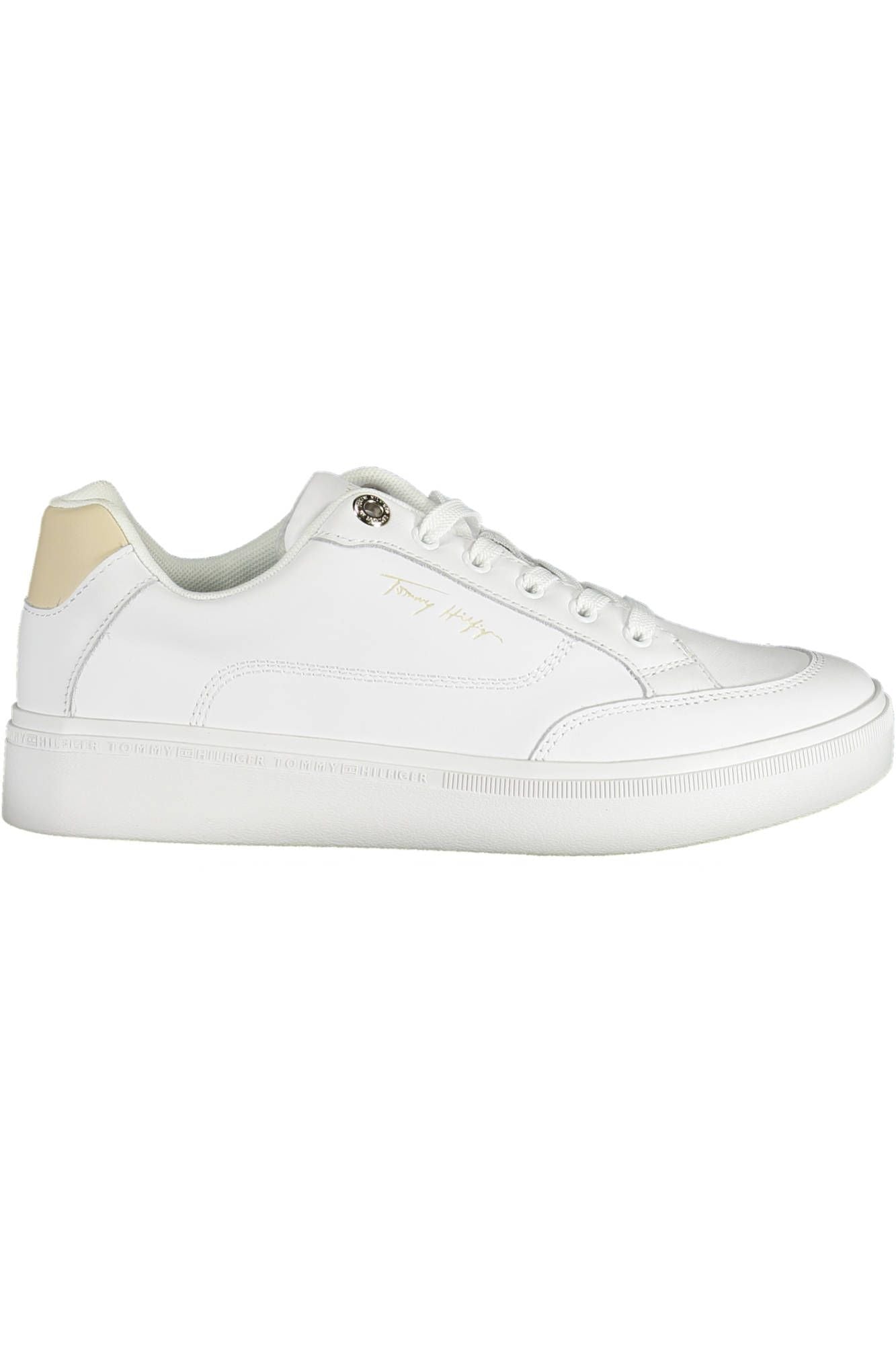 Tommy Hilfiger White Polyester Women Sneaker