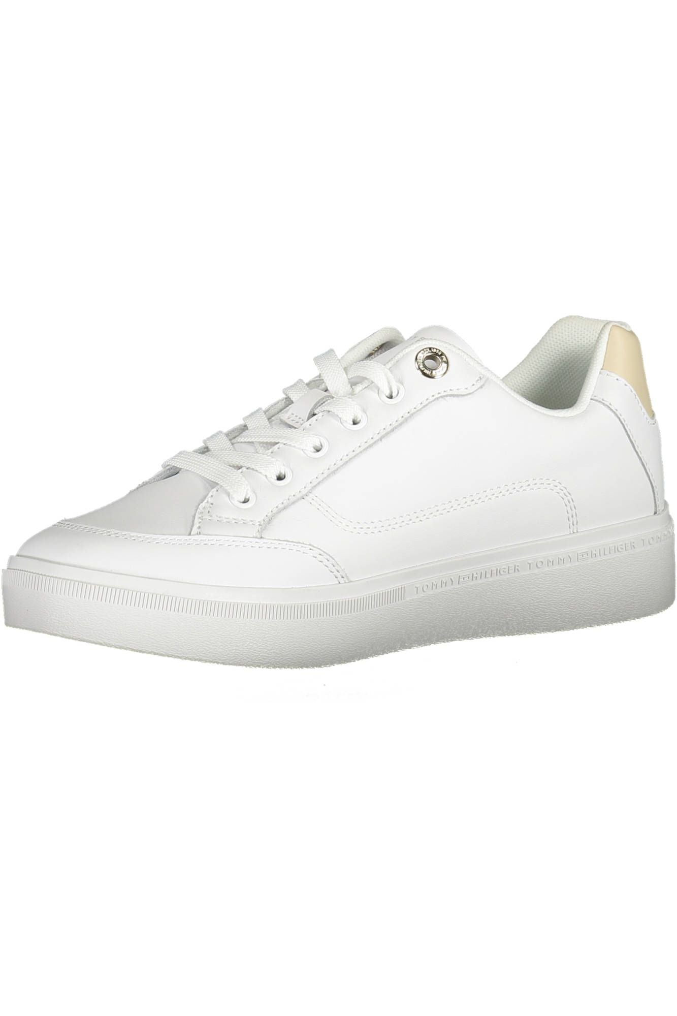 Tommy Hilfiger White Polyester Women Sneaker