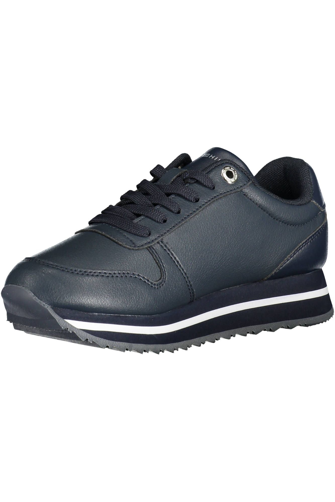 Tommy Hilfiger Blue Polyester Women Sneaker