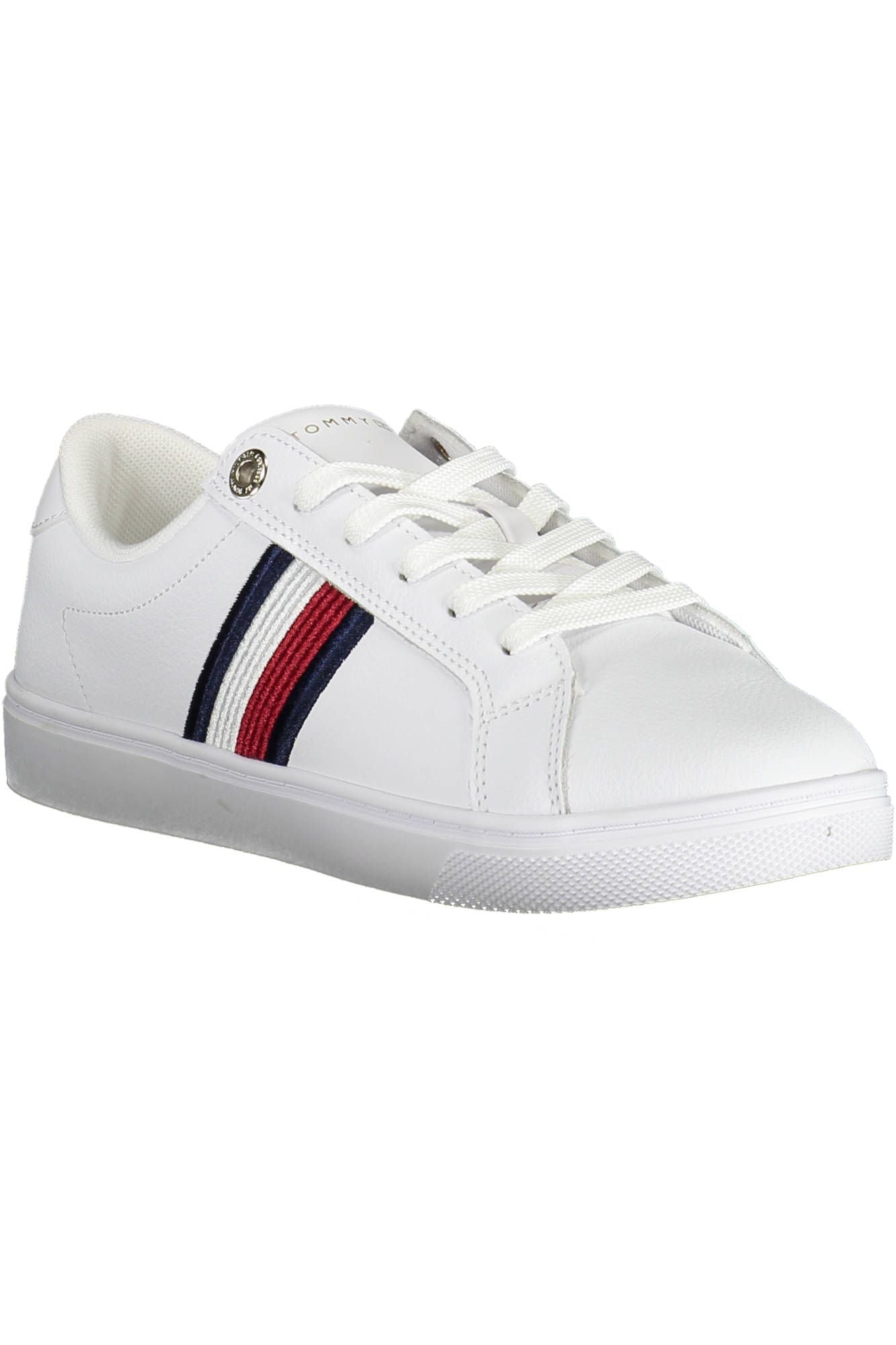 Tommy Hilfiger White Leather Women Sneaker