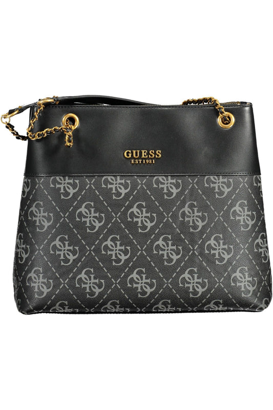 Guess Jeans Black Polyurethane Women Handbag