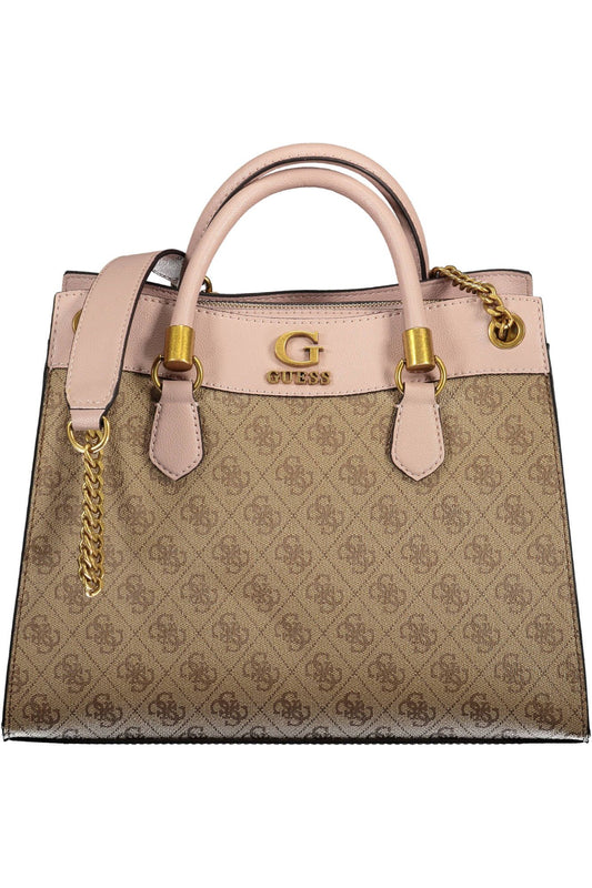 Guess Jeans Beige Polyurethane Women Handbag