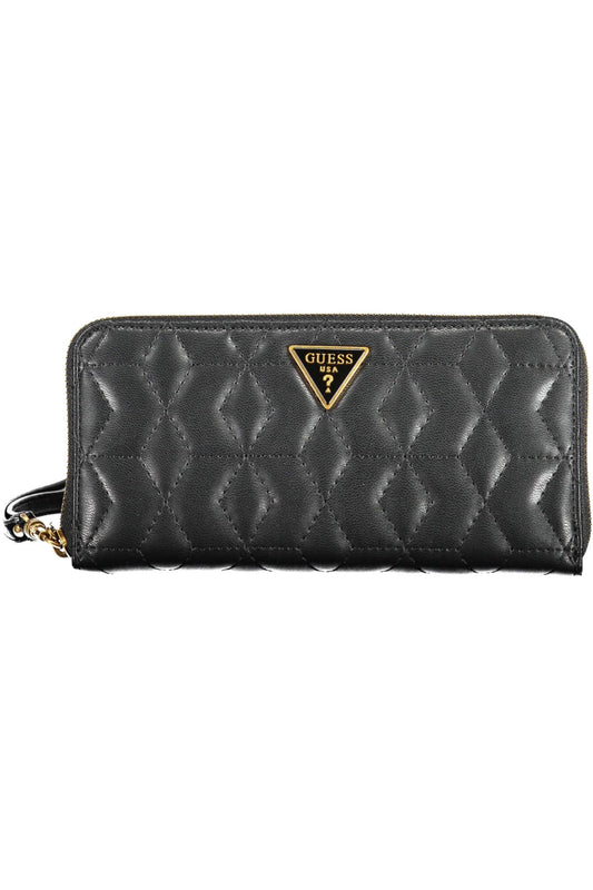 Guess Jeans Black Polyurethane Women Wallet