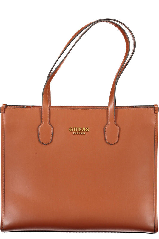 Guess Jeans Brown Polyethylene Women Handbag