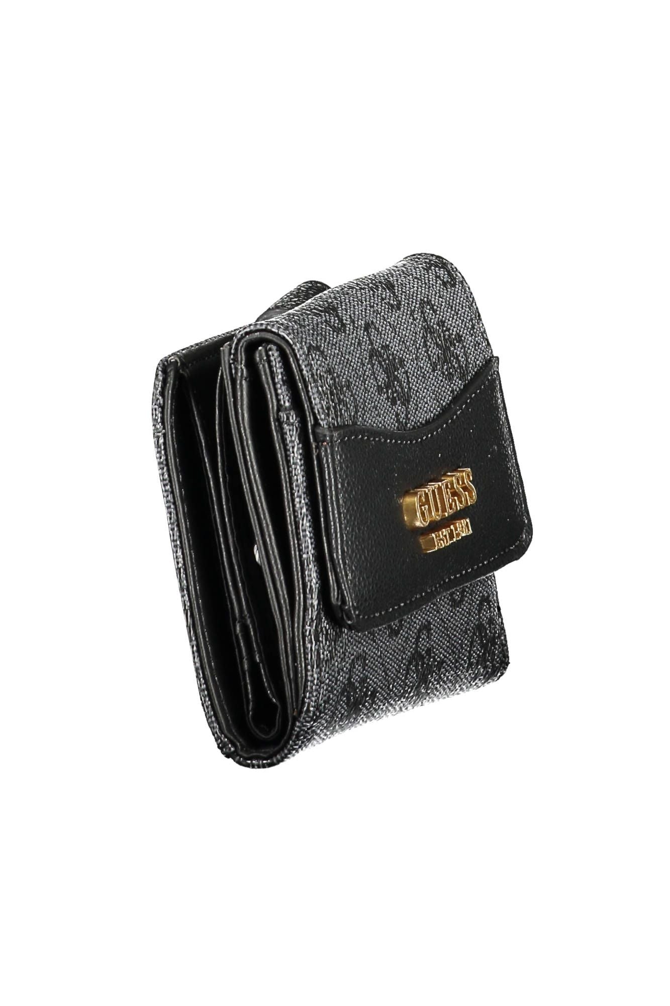 Guess Jeans Black Polyurethane Women Wallet