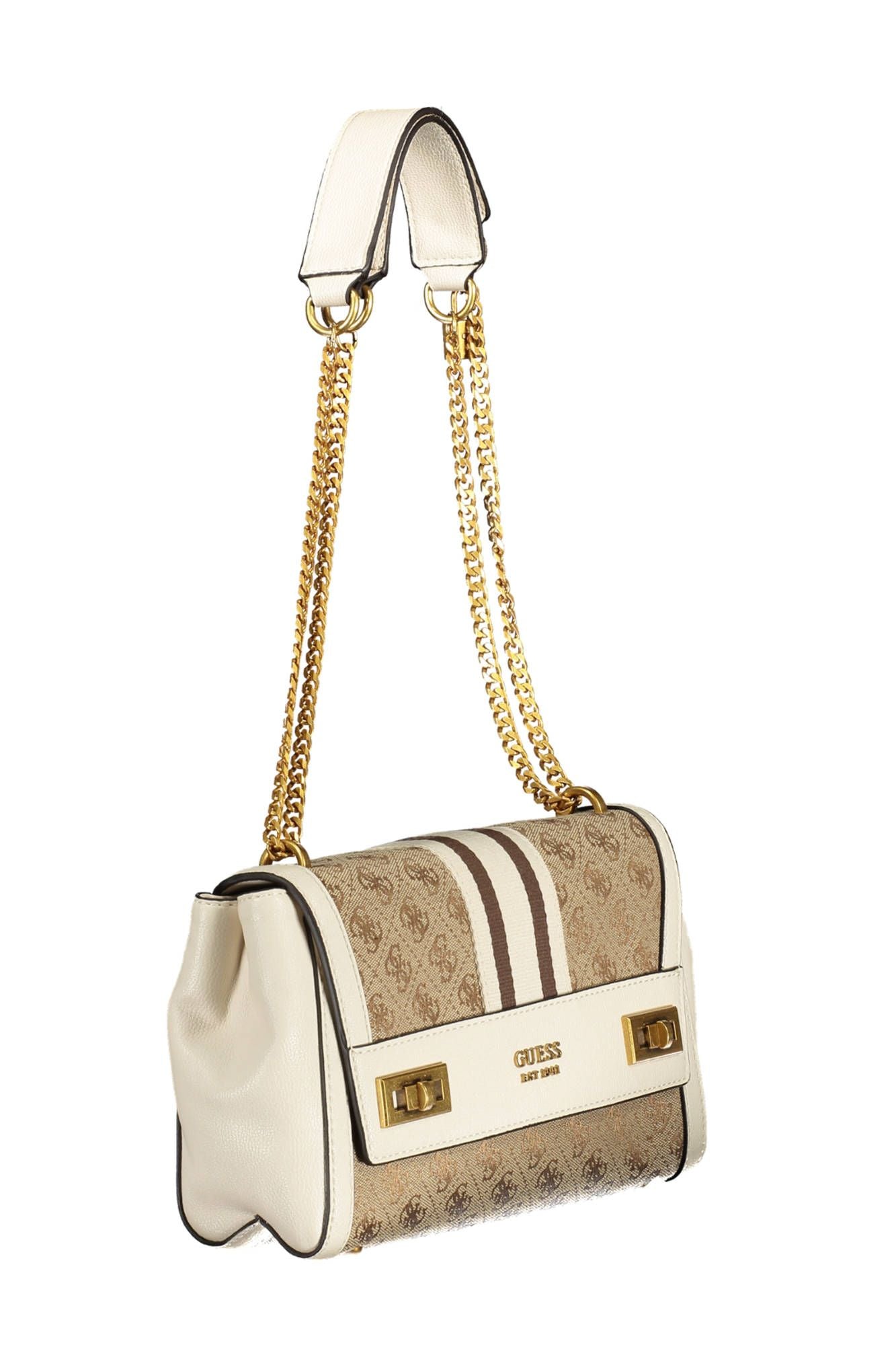 Guess Jeans Beige Polyester Women Handbag