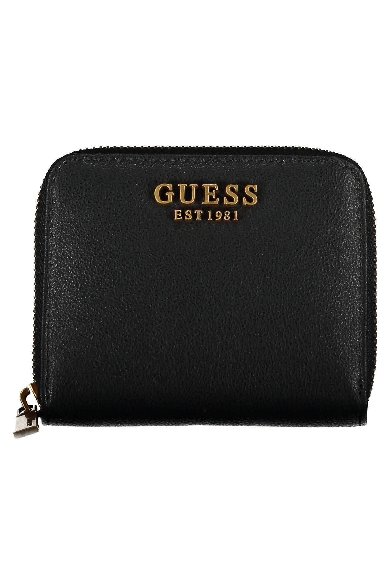 Guess Jeans Black Polyurethane Women Wallet