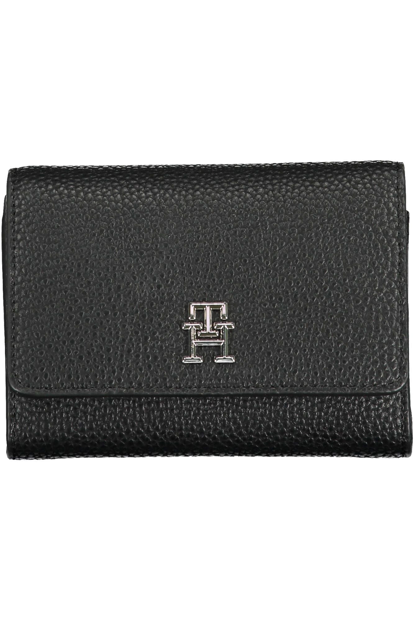 Tommy Hilfiger Black Polyurethane Women Wallet