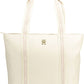 Tommy Hilfiger Beige Polyester Women Handbag