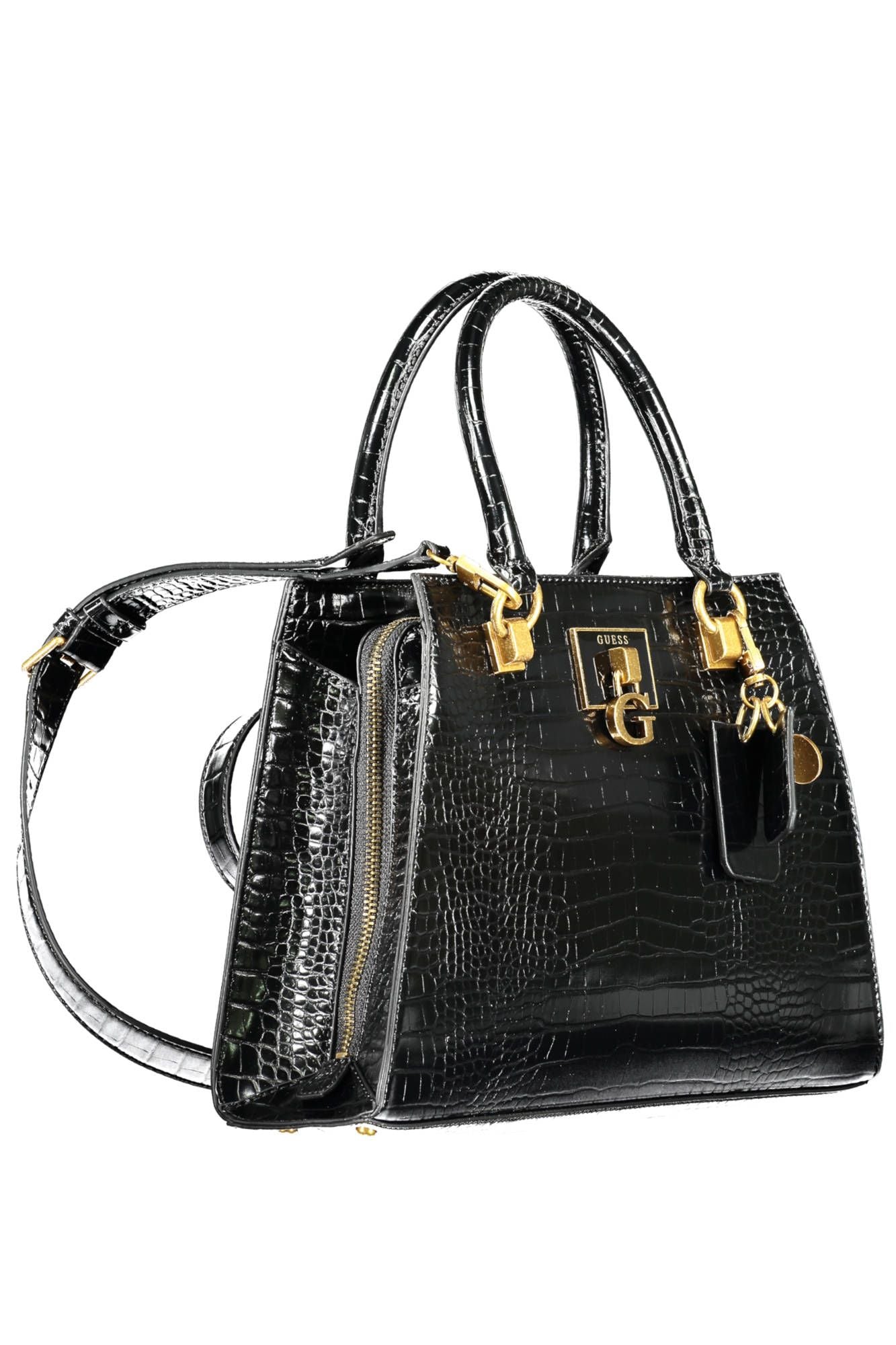 Guess Jeans Black Polyurethane Women Handbag