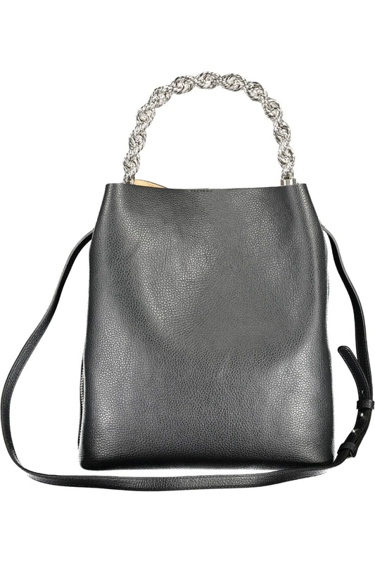 Guess Jeans Black Leather Women Handbag