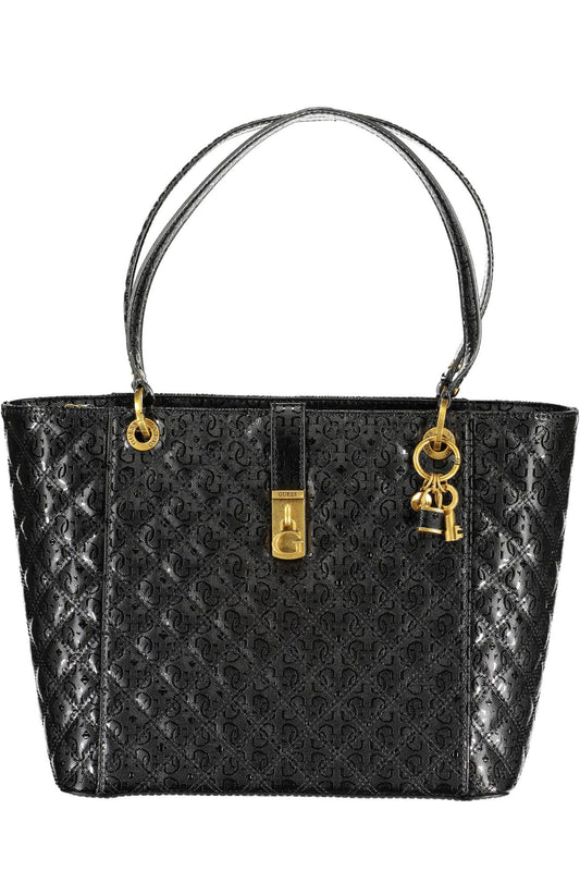 Guess Jeans Black Polyurethane Women Handbag