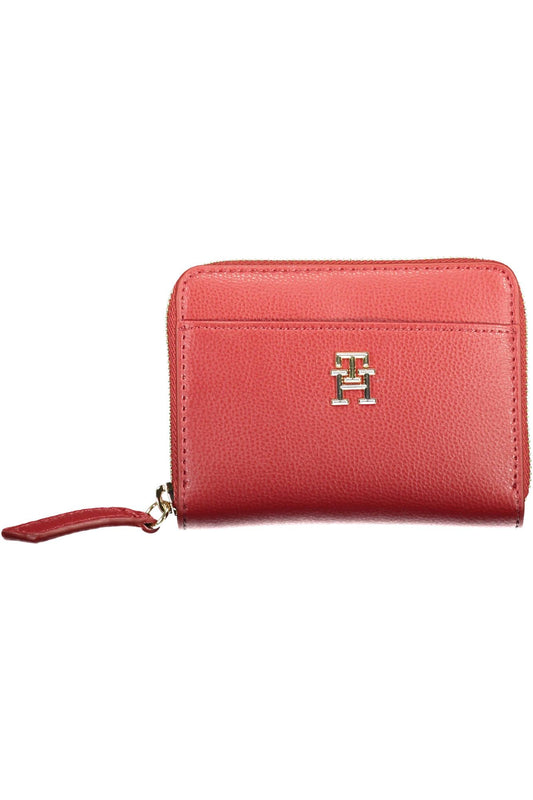 Tommy Hilfiger Red Polyester Women Wallet