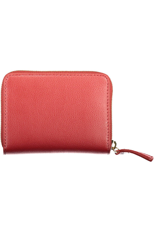 Tommy Hilfiger Red Polyester Women Wallet