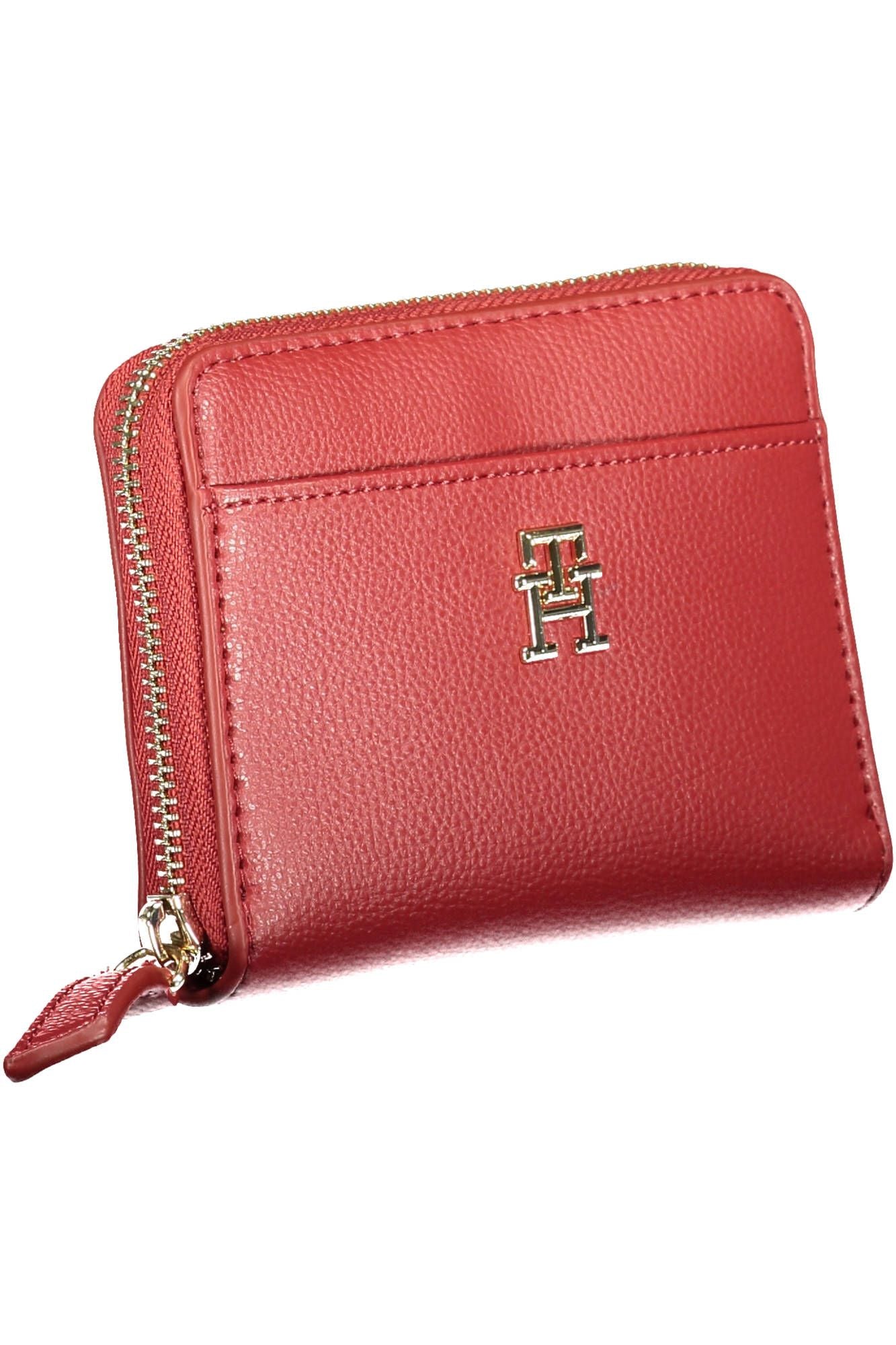 Tommy Hilfiger Red Polyester Women Wallet