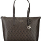 Calvin Klein Brown Polyester Women Handbag