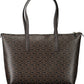 Calvin Klein Brown Polyester Women Handbag